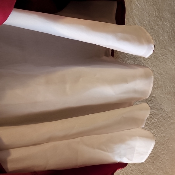 Jenny Annie Dots Girls Formal Red Velevt gown with Bowlero Jacket - Picture 8 of 12